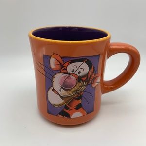 Disney Winnie the Pooh Tigger Ceramic Coffee Mug Orange/Purple